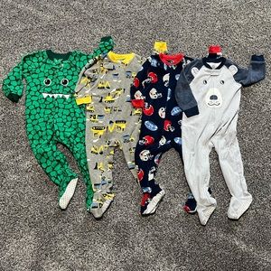Boys’ Fleece Footed Sleeper Lot